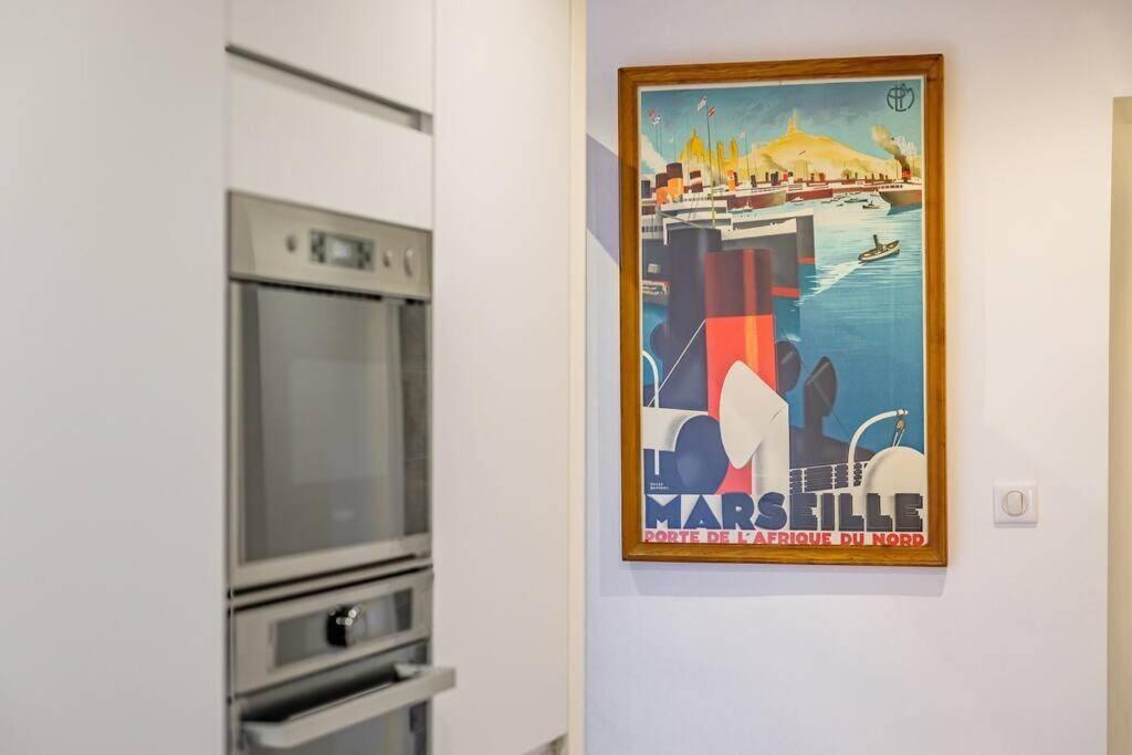 Appartement 5*, Climatise, Avec Terrasse Au Quartier Le Panier Marseille Kültér fotó