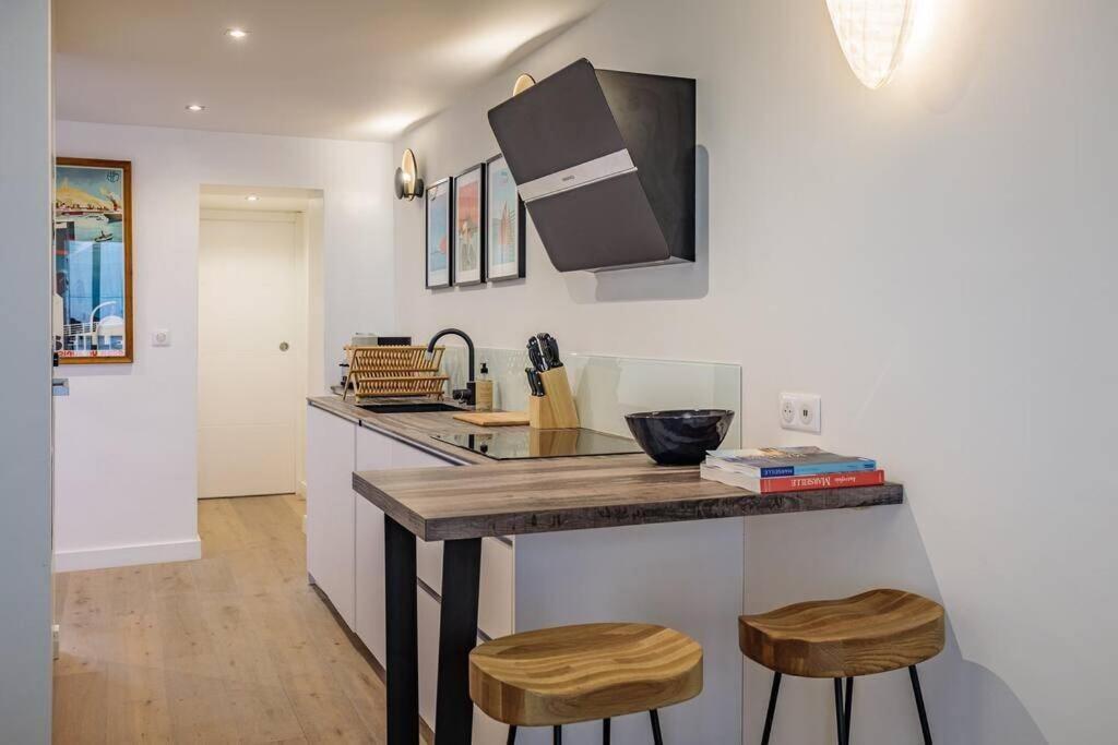 Appartement 5*, Climatise, Avec Terrasse Au Quartier Le Panier Marseille Kültér fotó